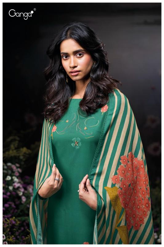 Ganga Ayira 3813 catalog mumbai salwar kameez wholesalers