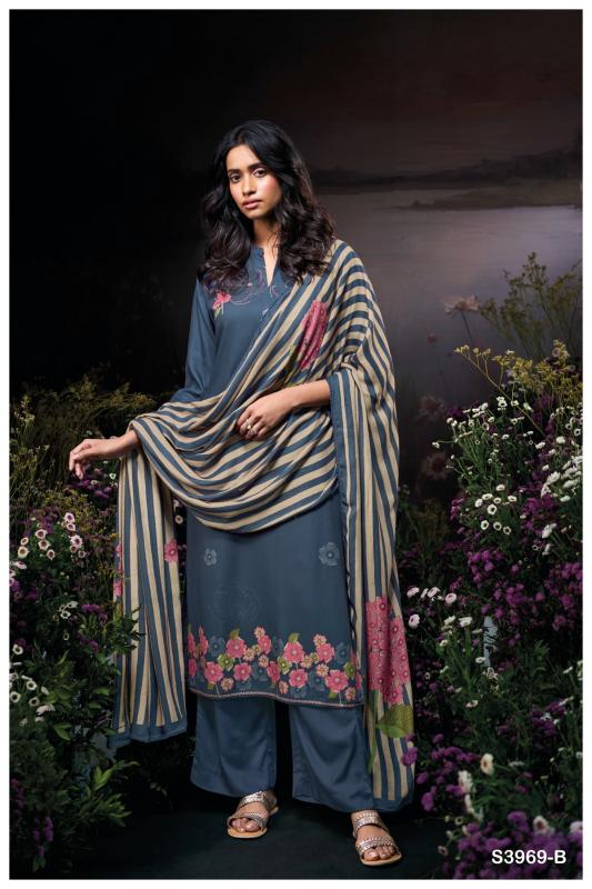 Ganga Ayira 3813 catalog mumbai salwar kameez wholesalers