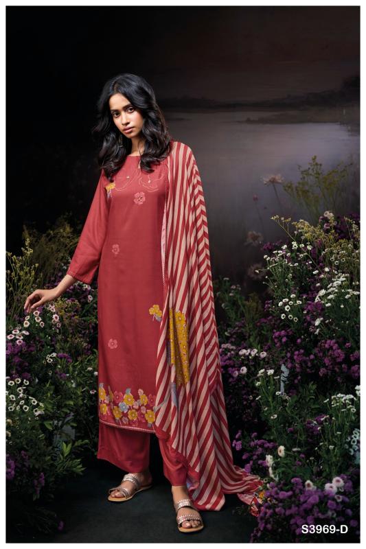 Ganga Ayira 3813 catalog mumbai salwar kameez wholesalers