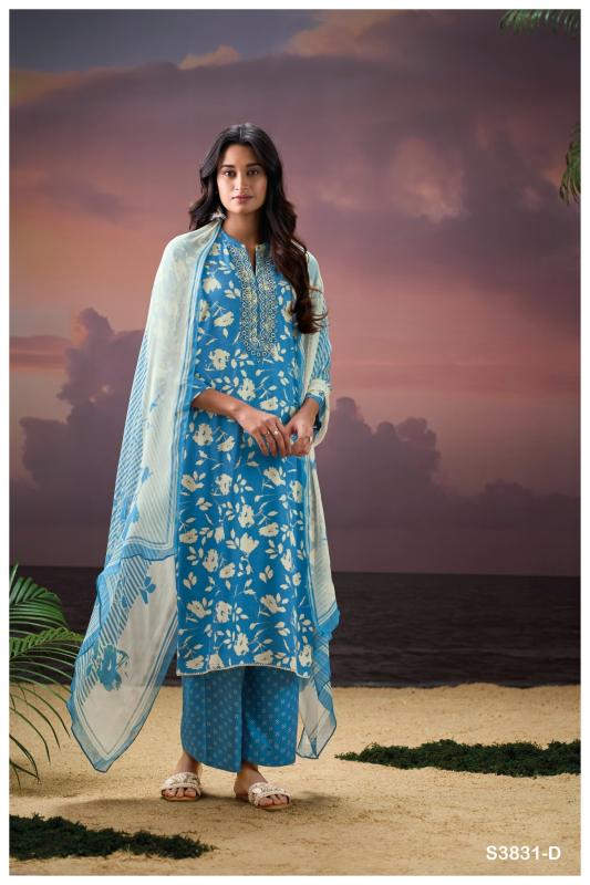Ganga Brylee 3831 catalog buy salwar kameez wholesale 