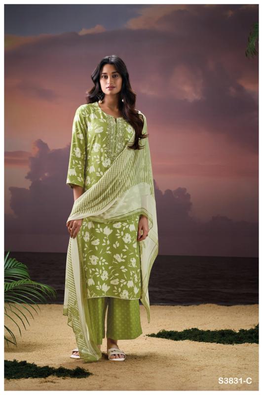 Ganga Brylee 3831 catalog buy salwar kameez wholesale 