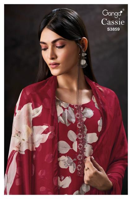 Ganga Cassie 3859 catalog wholesale salwar kameez online shopping india