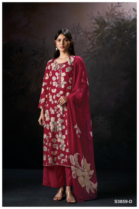 Ganga Cassie 3859 catalog wholesale salwar kameez online shopping india