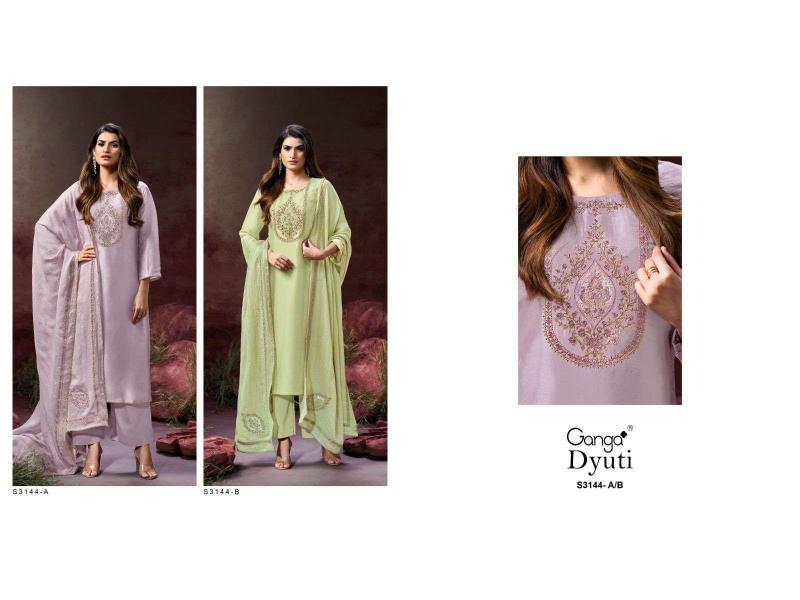 Ganga Diyuti 3144 catalog salwar kameez manufacturers in surat 