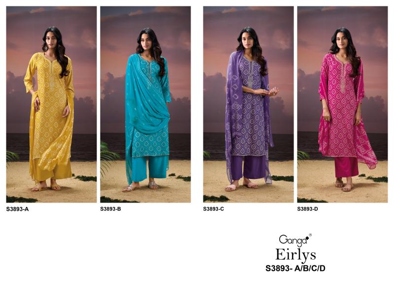 Ganga Eirlys 3893 catalog salwar kameez wholesale manufacturers in mumbai