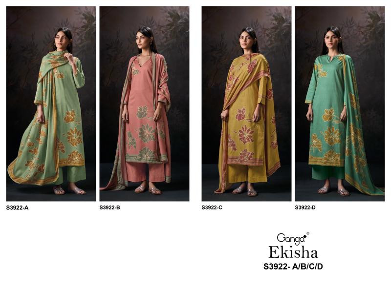 Ganga Ekisha 3922 catalog surat salwar kameez online shopping