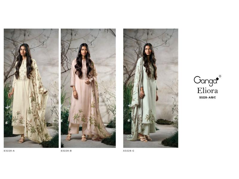 Ganga Eliora 3228 catalog wholesalers for salwar kameez in mumbai