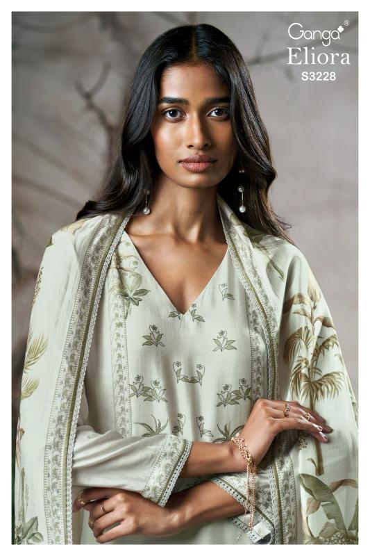 Ganga Eliora 3228 catalog wholesalers for salwar kameez in mumbai
