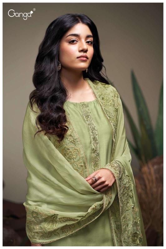Ganga Fayeth 3849 catalog salwar kameez material wholesale in mumbai