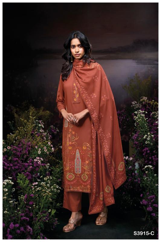 Ganga Fayruzie 3915 catalog buy salwar kameez wholesale