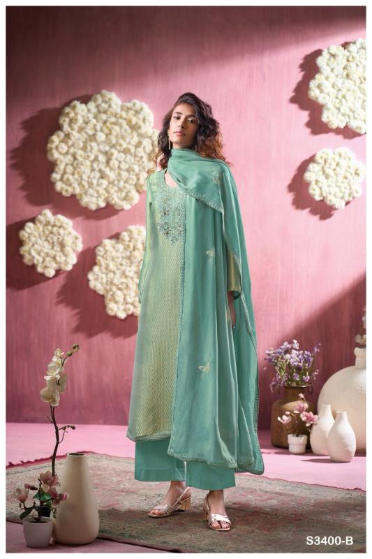 Ganga Hafssa 3400 catalog salwar kameez wholesale in madhyamgram video