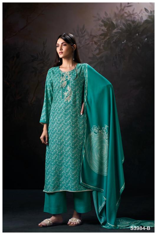 Ganga Hallie 3984 catalog wholesale salwar kameez online shopping india