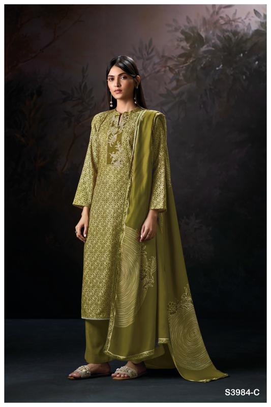 Ganga Hallie 3984 catalog wholesale salwar kameez online shopping india