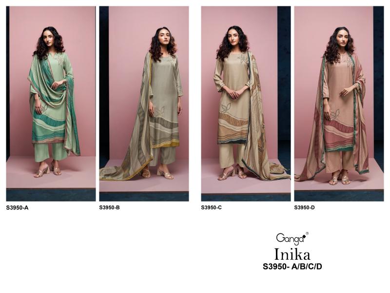 Ganga Inika 3950 catalog suit manufacturer