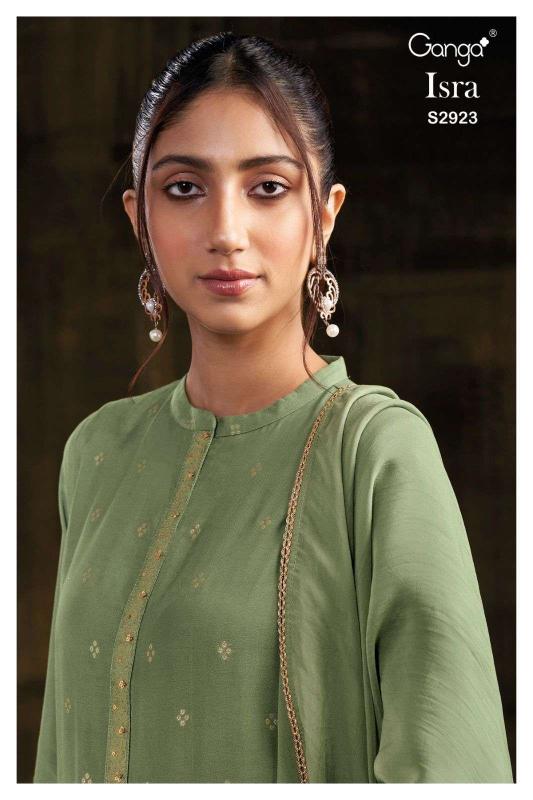 Ganga Isra 2923 catalog wholesale pakistani suits buy online 