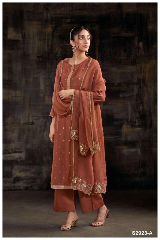 Ganga Isra 2923 catalog wholesale pakistani suits buy online 
