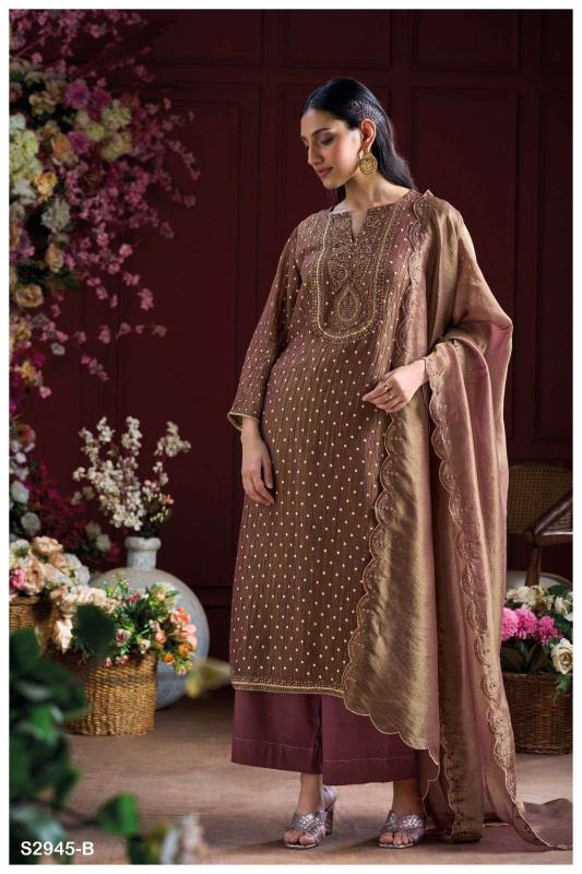 Ganga Kiely 2945 catalog tulsi salwar kameez wholesalers
