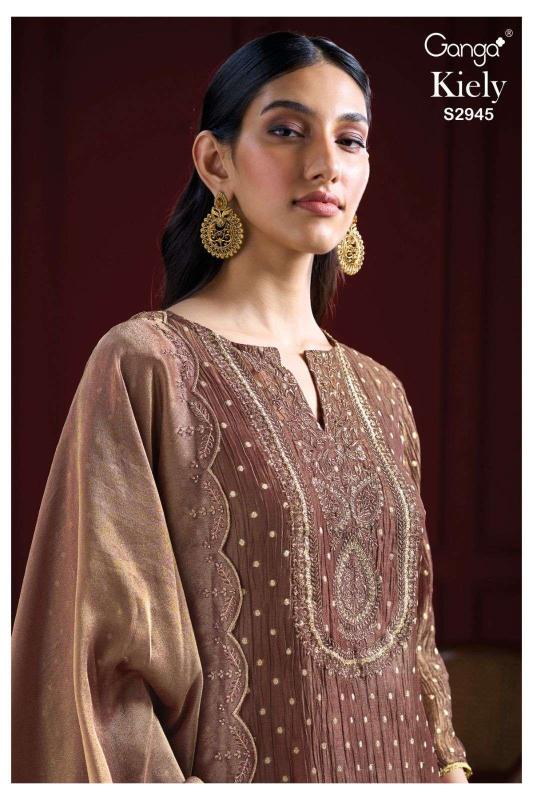 Ganga Kiely 2945 catalog tulsi salwar kameez wholesalers