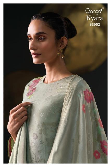 Ganga Kyara 3952 catalog salwar kameez piece