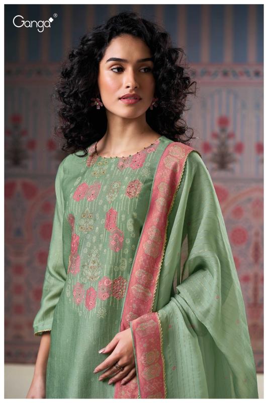 Ganga Malina 3159 catalog salwar kameez materials wholesale bangalore