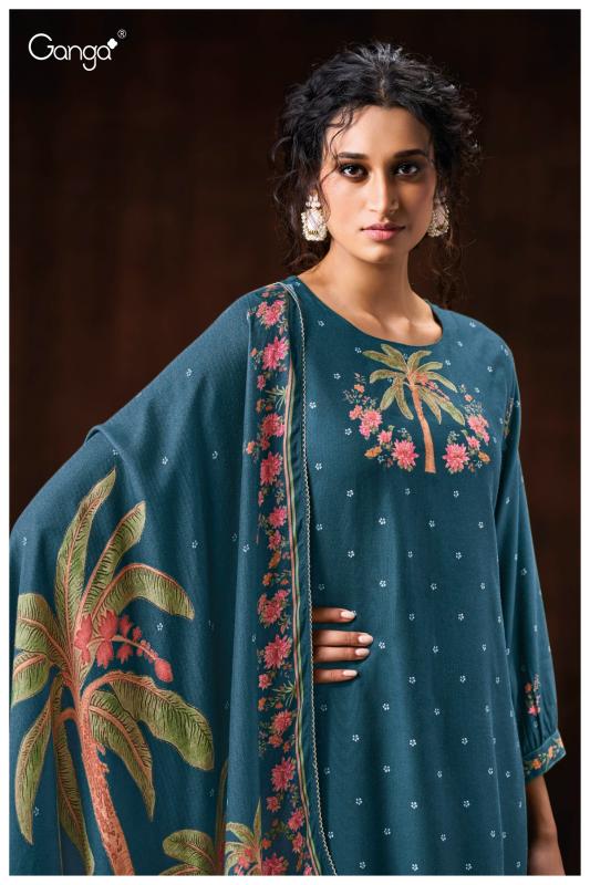 Ganga Miraelle 3833 catalog unstitched salwar kameez wholesalers uk