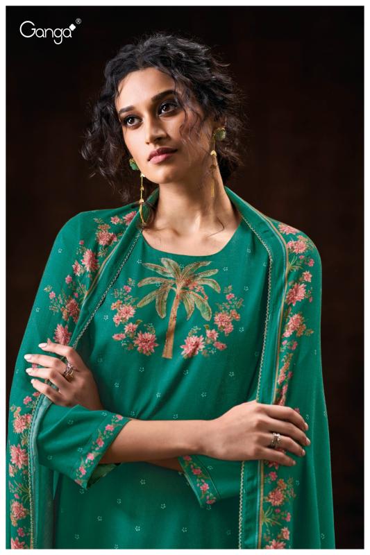 Ganga Miraelle 3833 catalog unstitched salwar kameez wholesalers uk