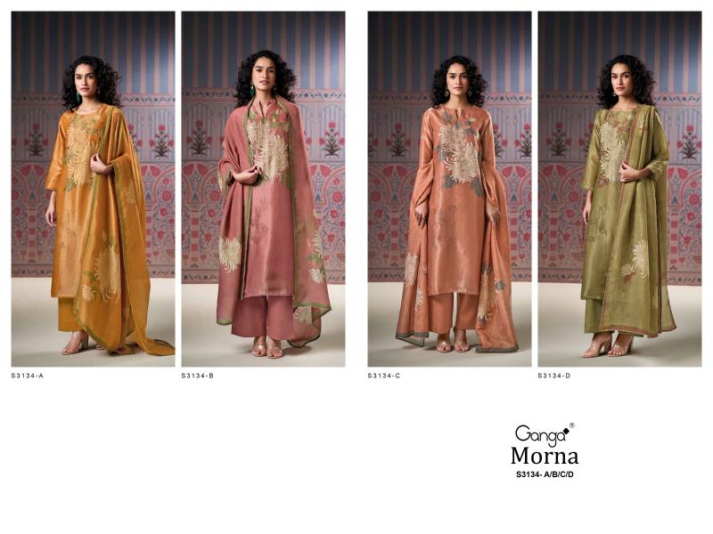 Ganga Morna 3134 catalog chennai salwar kameez wholesaler