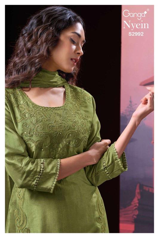 Ganga Nyein 2992 catalog designer salwar kameez surat