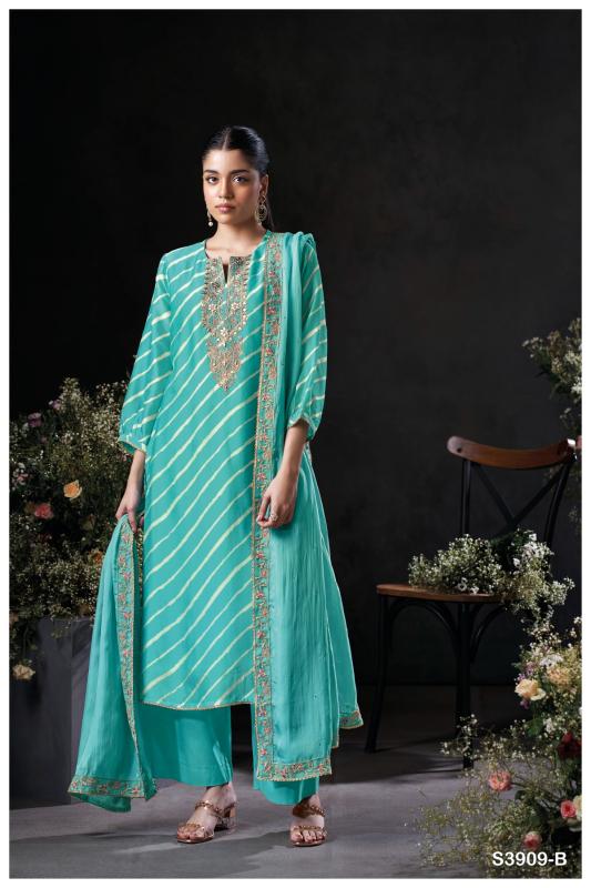 Ganga Perlina 3909 catalog daily wear salwar kameez wholesale