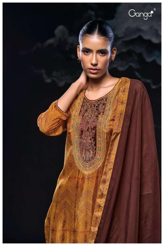 Ganga Swamini 3061 catalog churidar salwar kameez wholesale market