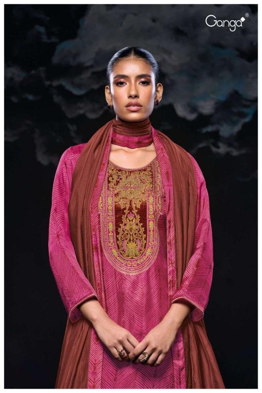 Ganga Swamini 3061 catalog churidar salwar kameez wholesale market
