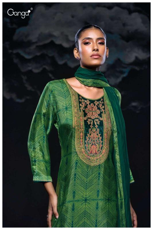 Ganga Swamini 3061 catalog churidar salwar kameez wholesale market