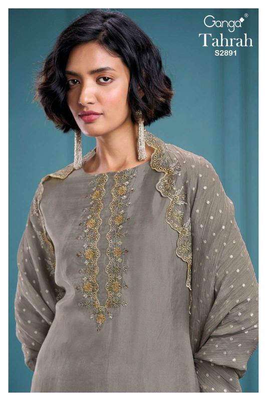 Ganga Tahrah 2891 catalog unstitched salwar kameez wholesalers in india