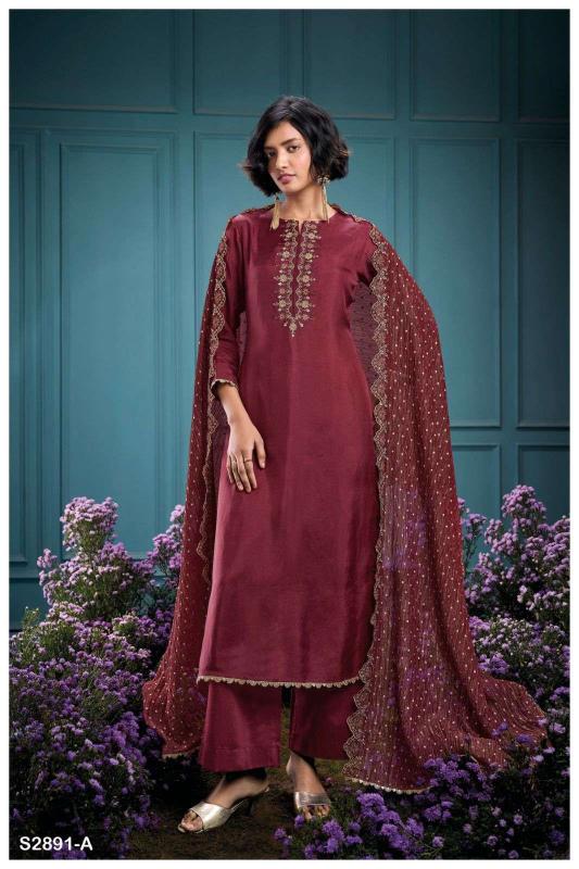 Ganga Tahrah 2891 catalog unstitched salwar kameez wholesalers in india