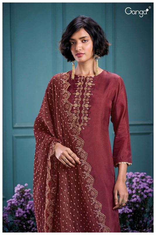 Ganga Tahrah 2891 catalog unstitched salwar kameez wholesalers in india