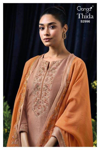 Ganga Thida 2996 catalog unstitched salwar kameez wholesalers in delhi