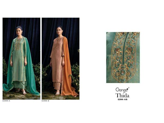 Ganga Thida 2996 catalog unstitched salwar kameez wholesalers in delhi