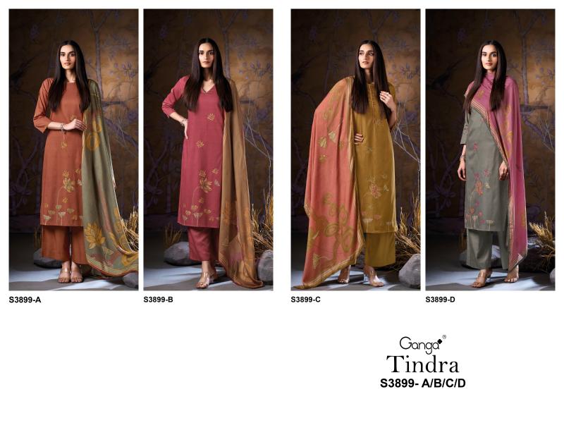 Ganga Tindra 3899 catalog salwar kameez wholesaler in surat