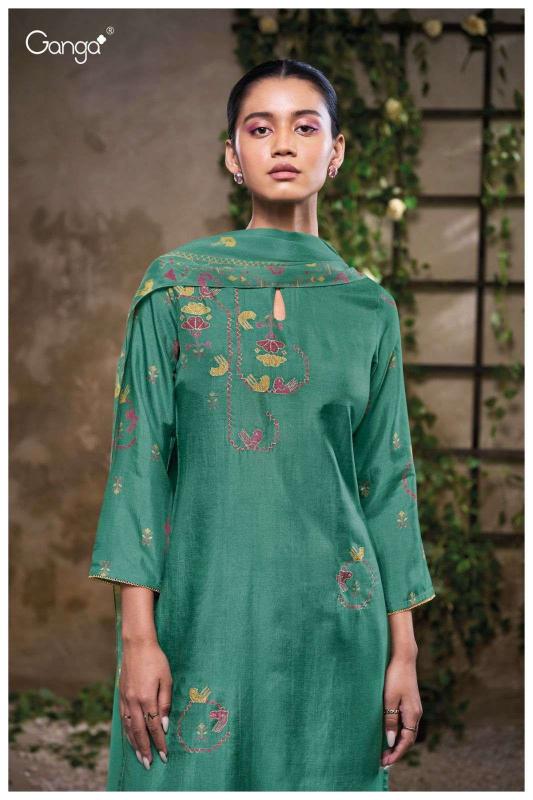 Ganga Tsoko 2971 catalog straight salwar kameez wholesale