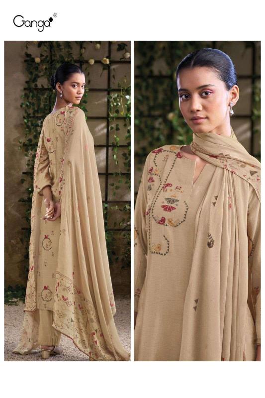 Ganga Tsoko 2971 catalog straight salwar kameez wholesale