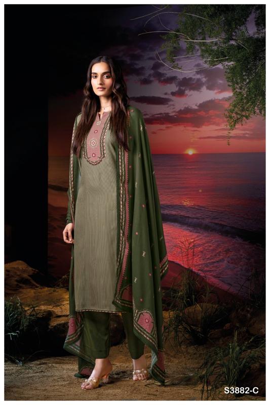 Ganga Zarina 3882 catalog wholesale salwar kameez online shopping