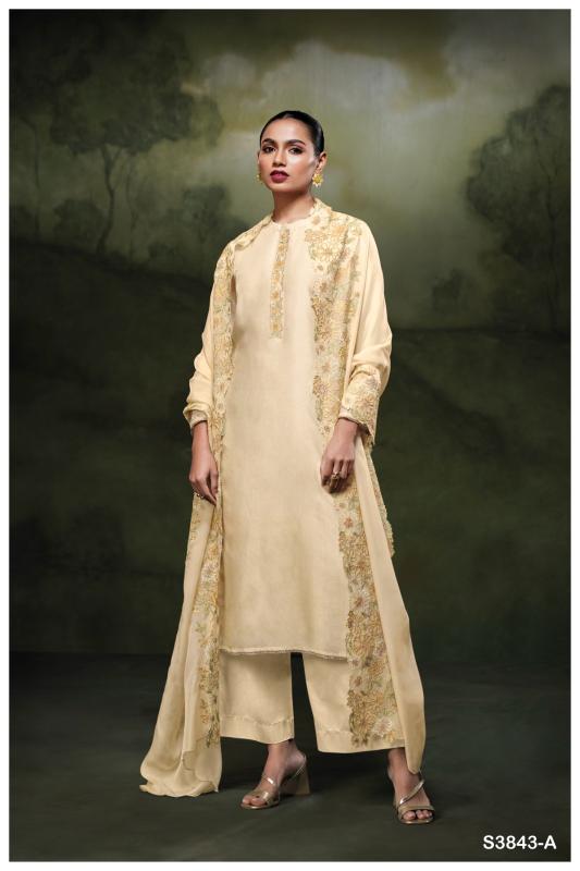 Ganga Zaya 3843 catalog wholesale salwar kameez market in surat