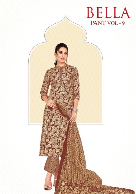 Ganpati Bella Vol-9 – Kurti Pant With Dupatta - Wholesale Catalog