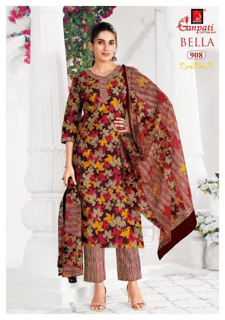 Ganpati Bella Vol-9 – Kurti Pant With Dupatta - Wholesale Catalog