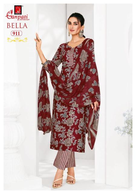 Ganpati Bella Vol-9 – Kurti Pant With Dupatta - Wholesale Catalog