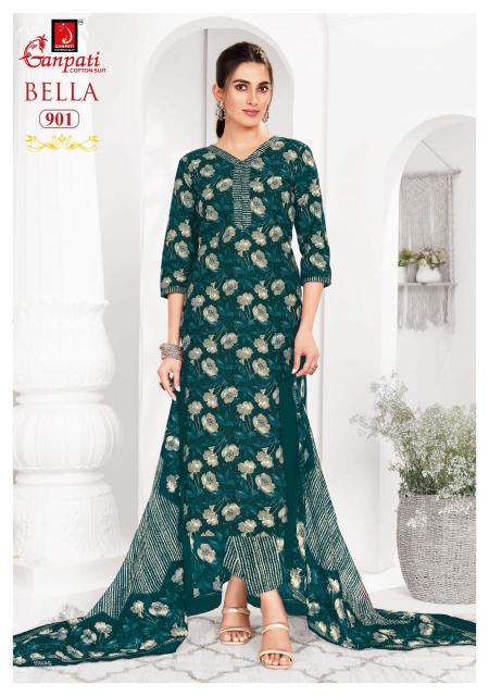 Ganpati Bella Vol-9 – Kurti Pant With Dupatta - Wholesale Catalog