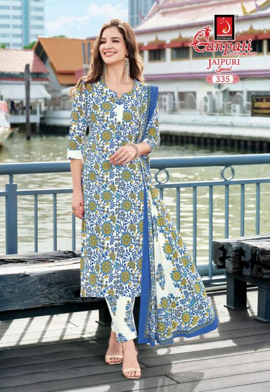 Ganpati Jaipuri Vol-16 – Kurti Pant With Dupatta - Wholesale Catalog