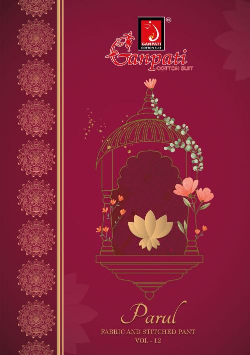 Ganpati Parul Vol-12 – Kurti Pant With Dupatta - Wholesale Catalog