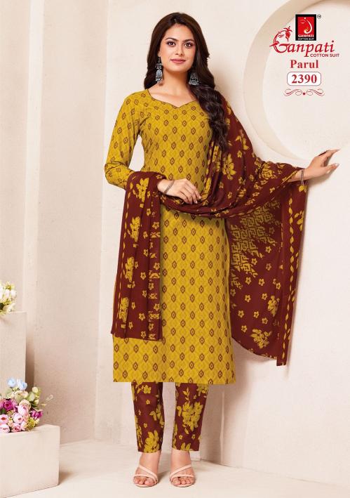 Ganpati Parul Vol-12 – Kurti Pant With Dupatta - Wholesale Catalog