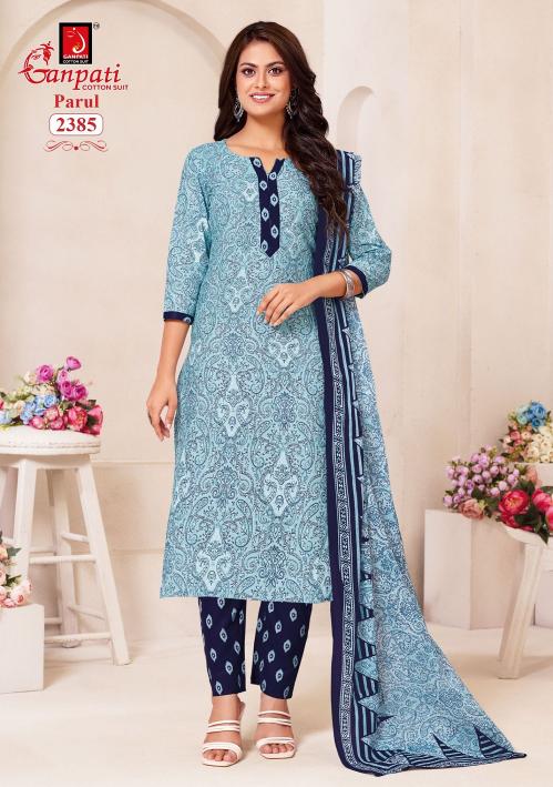 Ganpati Parul Vol-12 – Kurti Pant With Dupatta - Wholesale Catalog
